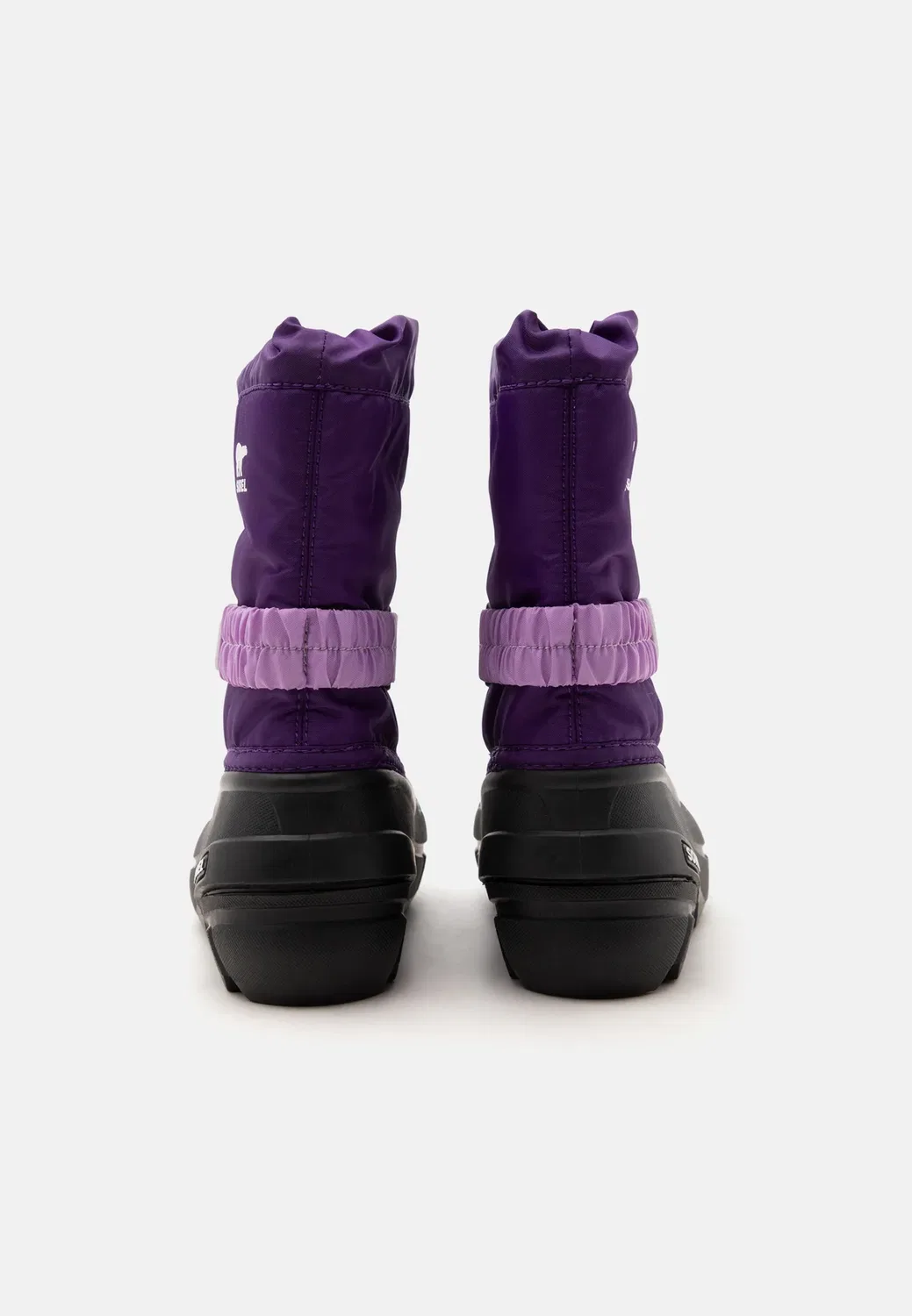 Детские зимние ботинки унисекс с цветочным рисунком Sorel, Ultra Violet/Hydrangea — фото 3