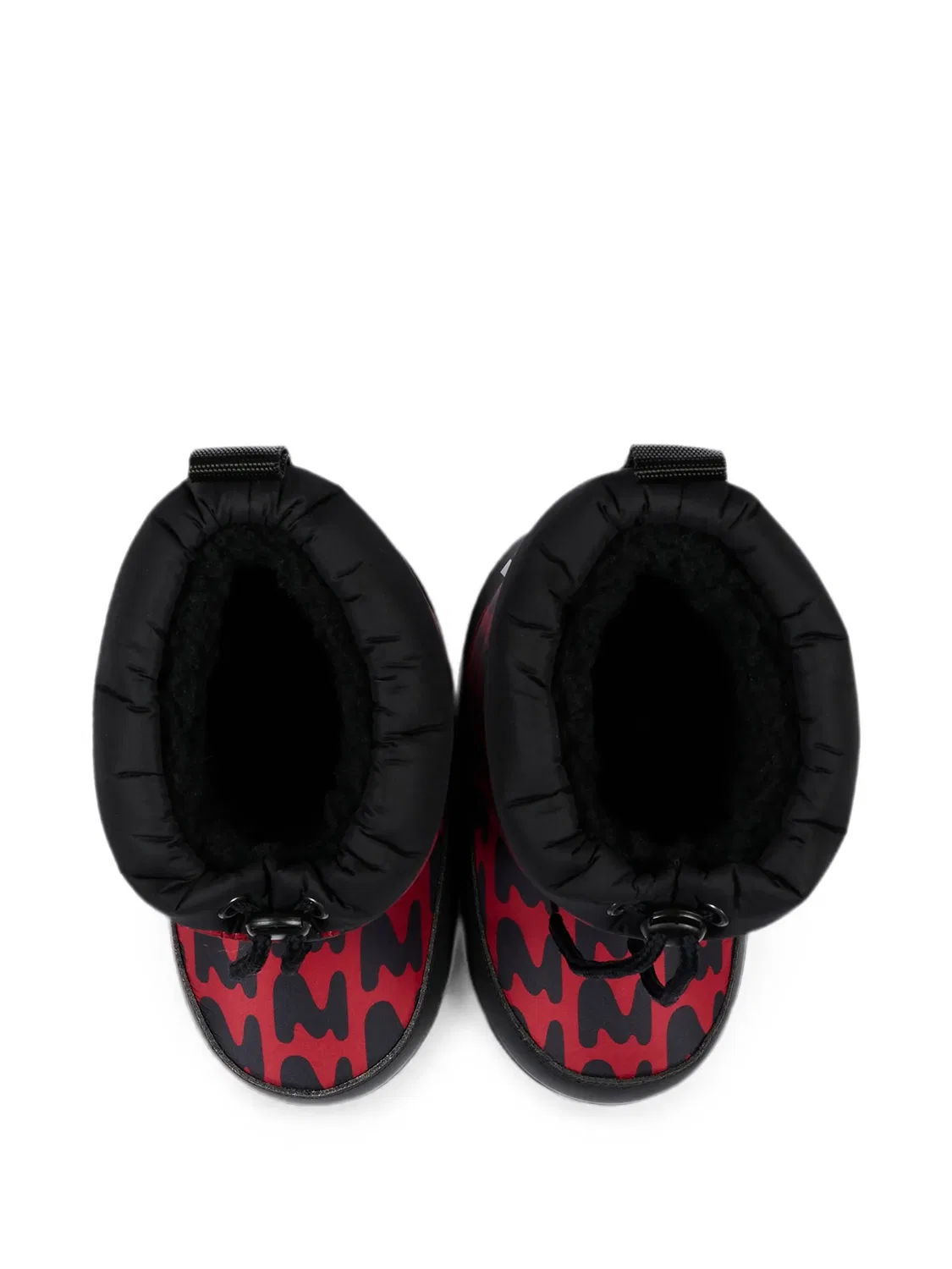 Зимние сапоги с монограммой Msgm Kids, красный — фото 3