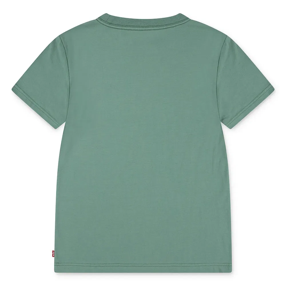 Детская футболка для мальчиков с принтом Batwing Chest Hit Levi's, Green — фото 2