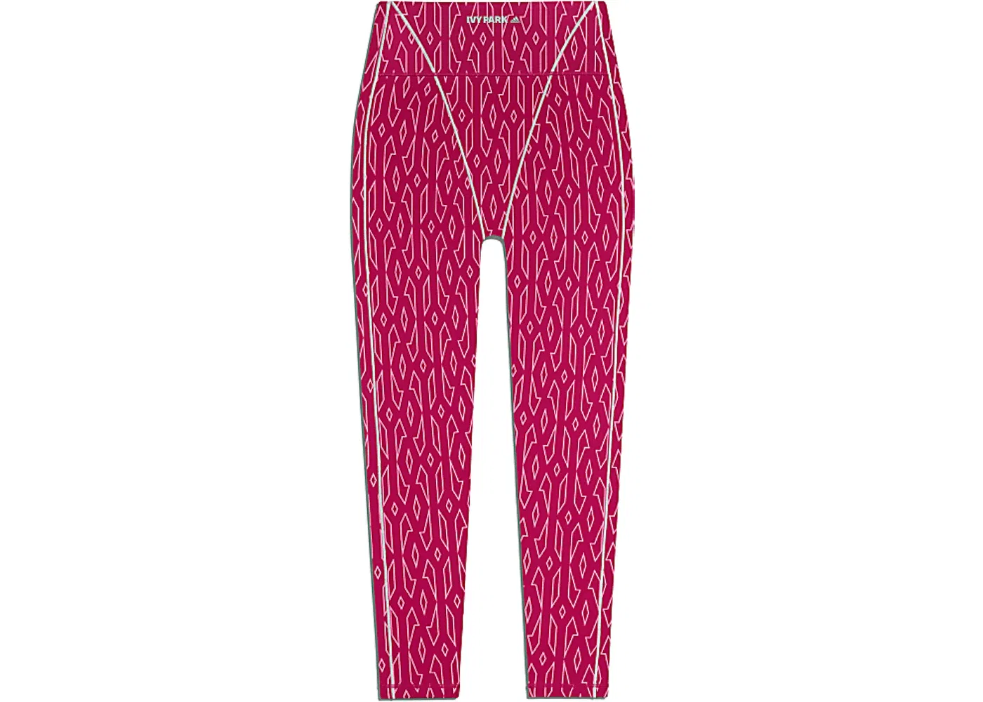 Женские леггинсы с монограммой Adidas Ivy Park Monogram Tights, Bold Pink — фото 2