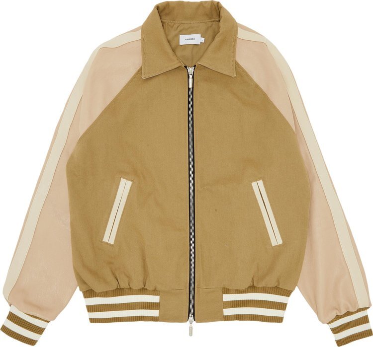 

Бомбер Rhude Twill Boys Bomber 'Beige', коричневый