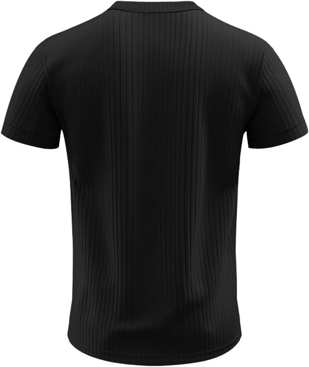 Мужская футболка для тренировок Classic Muscle Gym Stretch Tees, Black — фото 4