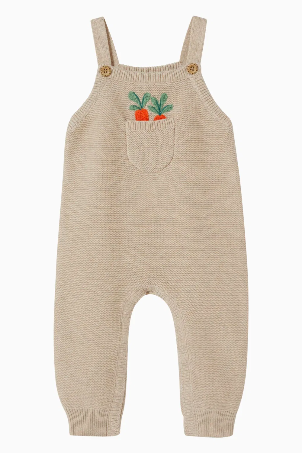 Комбинезон вязаный хлопок и шерсть Easter Knitted Purebaby