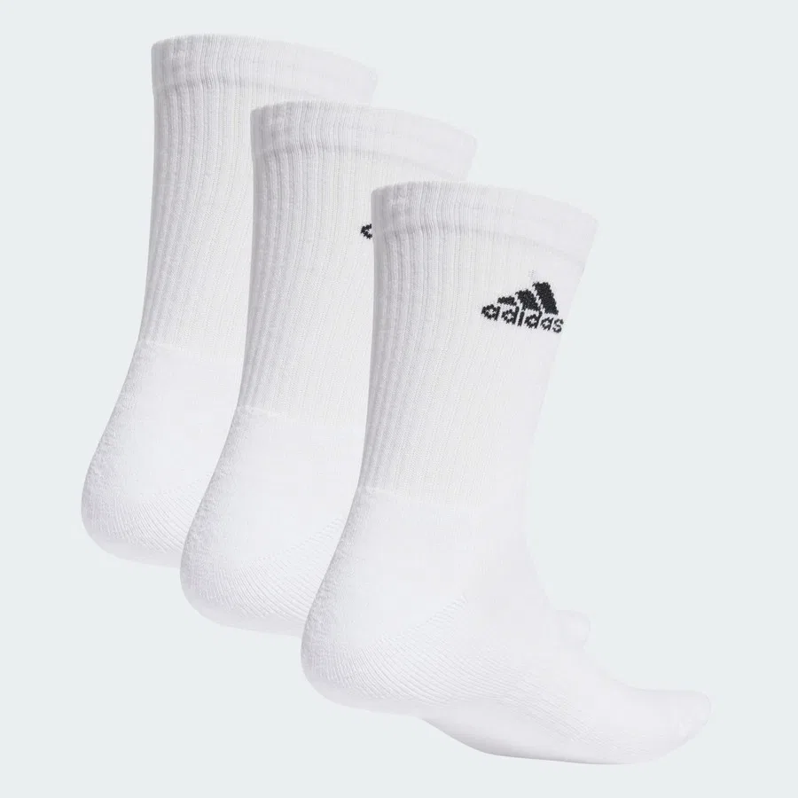 Носки спортивные с высокой пяткой, с хлопком, модель Performance HT3446, adidas, Бело-черный