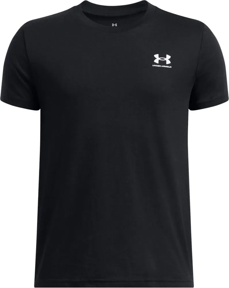Футболка спортивная с принтом Sportstyle Lc T-Shirt Under Armour, черный