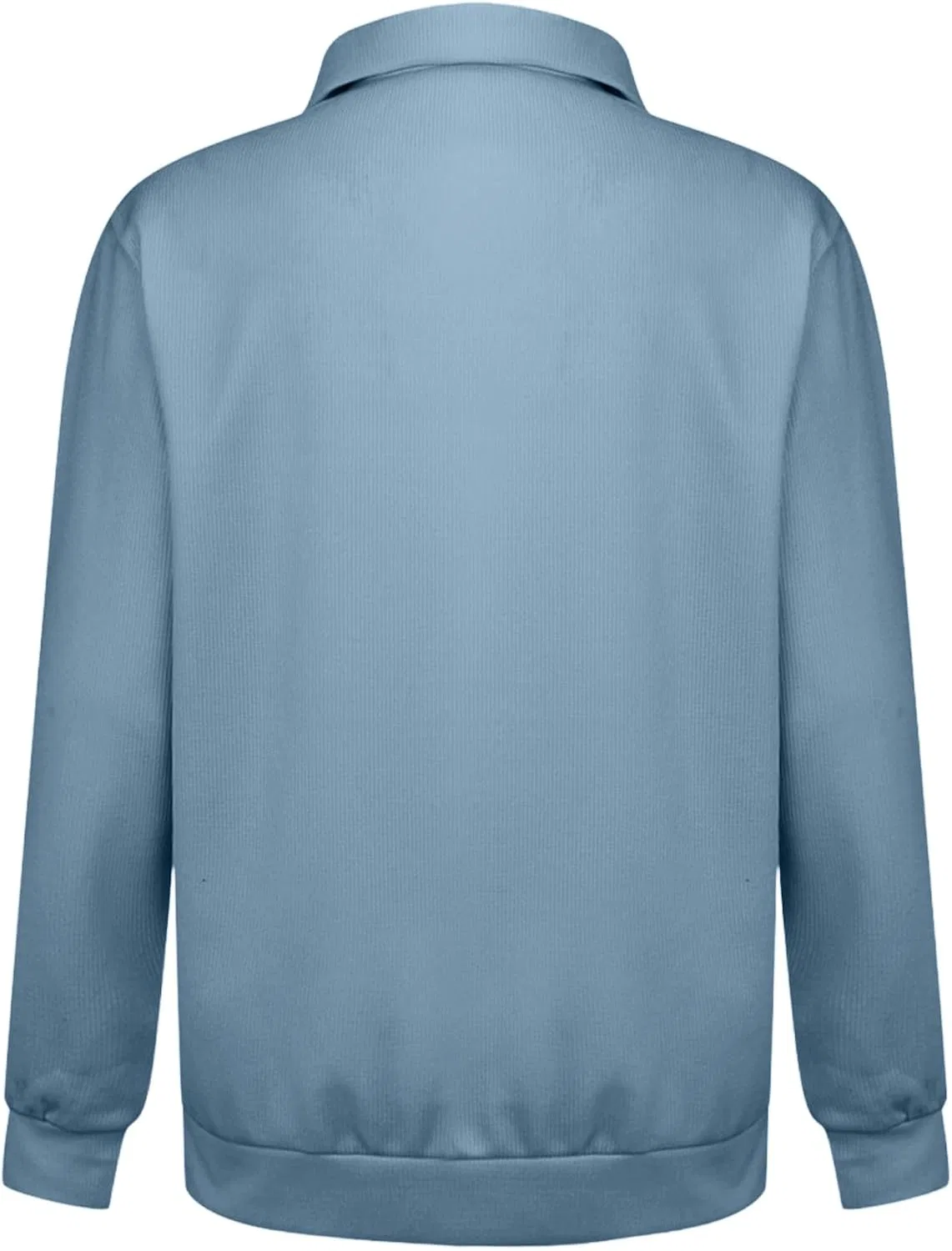 Мужская футболка с длинным рукавом хенли Regular Fit, Light Blue — фото 4
