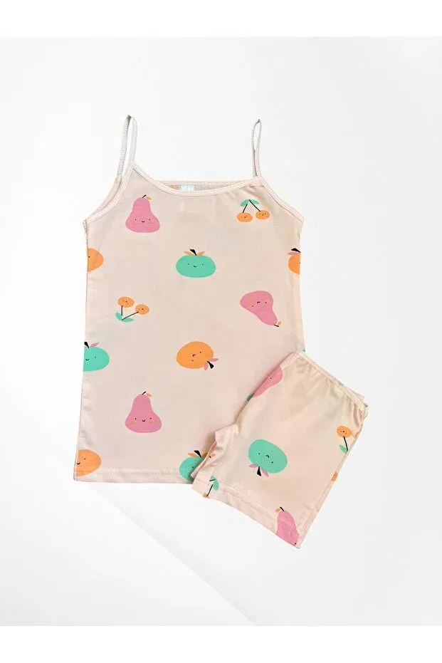 Детский комплект нижнего белья для девочек хлопковый с принтом Pajama Shop, Pink — фото 2