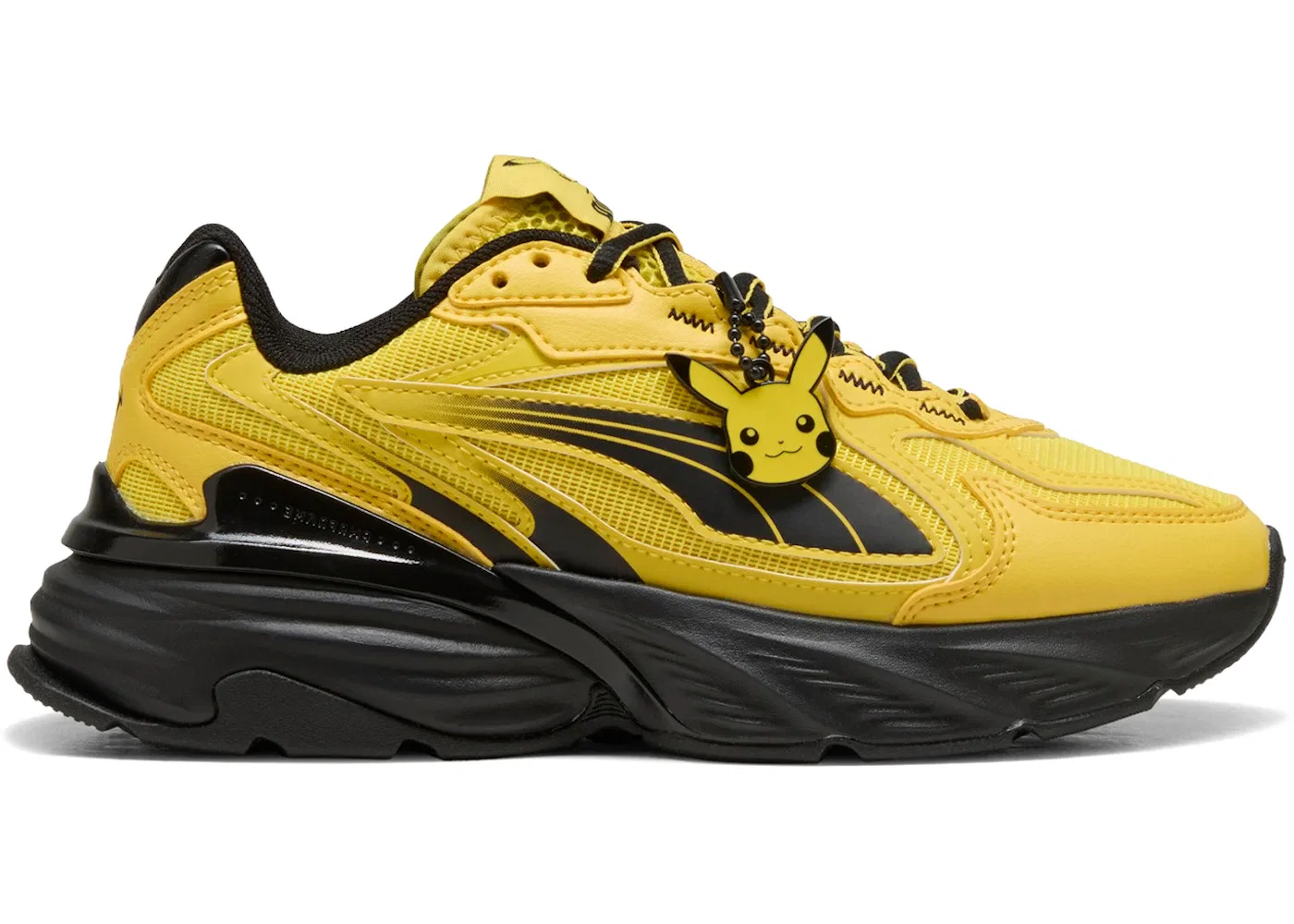 Детские кроссовки Lifestyle с принтом Pikachu Puma Fade Puma, Energizing Yellow/Puma Black
