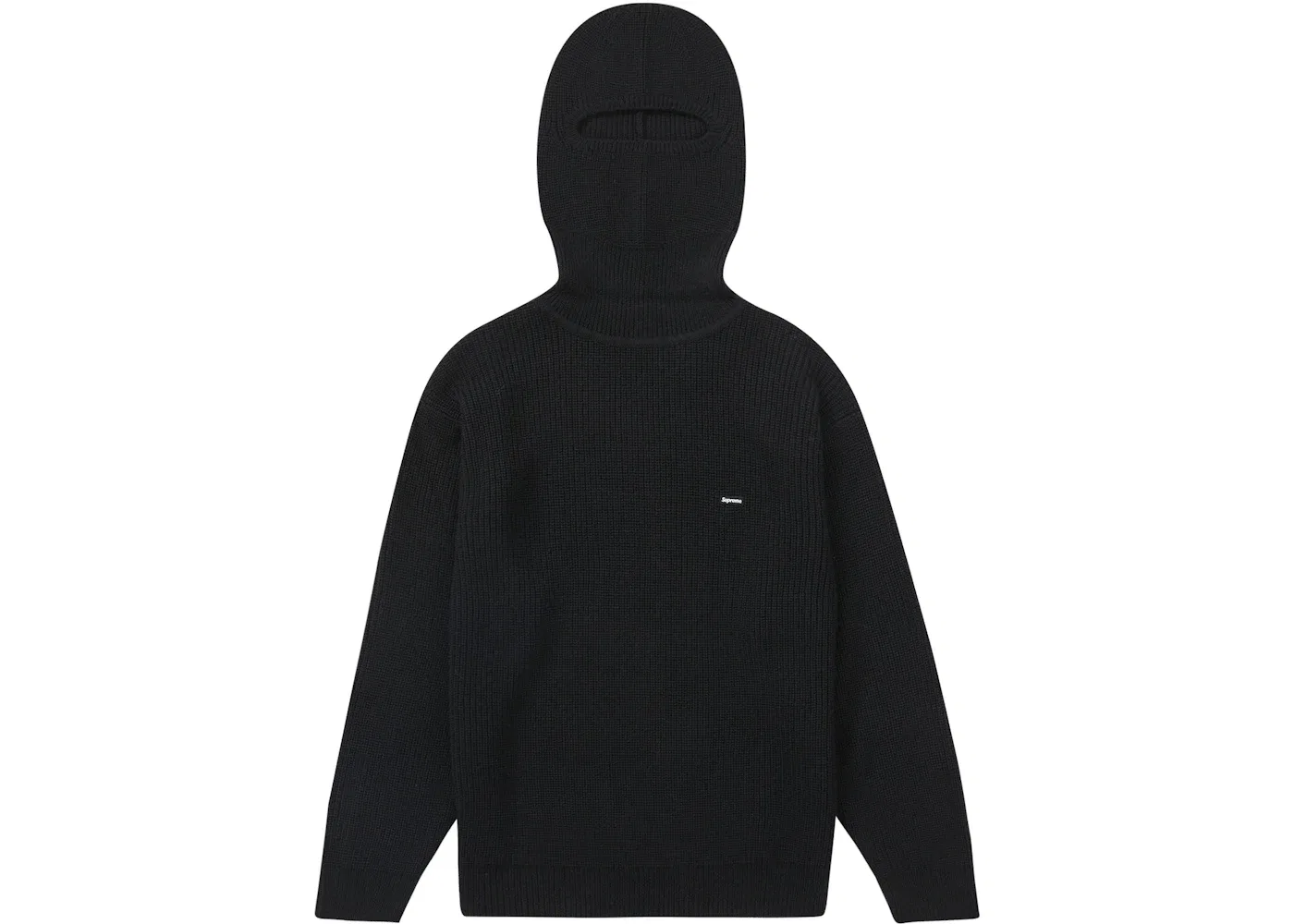 Мужской свитер Supreme Small Box Balaclava/Turtleneck Sweater, Black