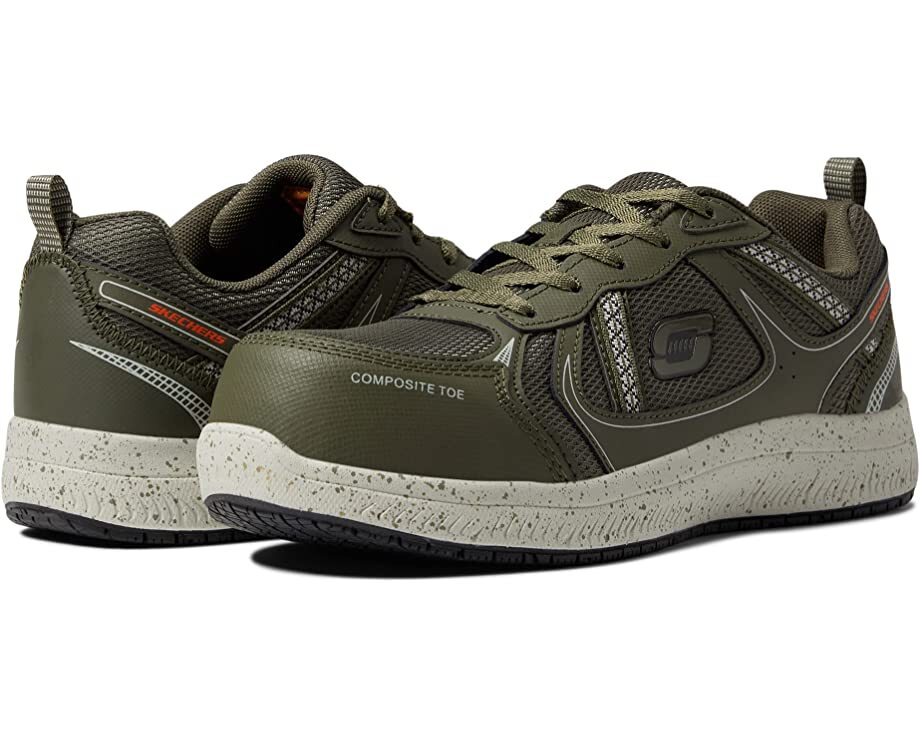 

Кроссовки ELG-5 - Composite Toe SKECHERS Work, темно-зеленый