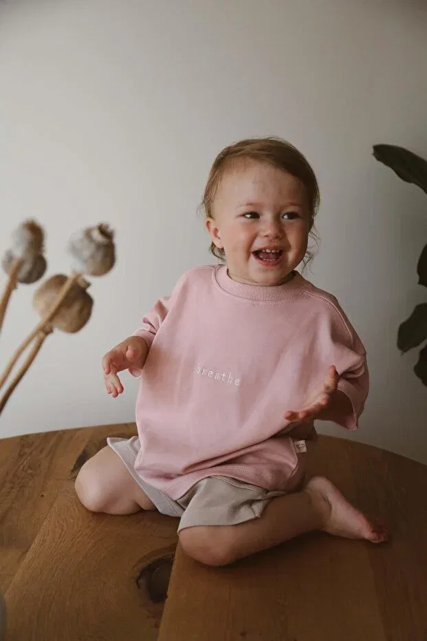 Детская футболка с вышивкой для девочек Oh La La Koala For Little Ones, Pink — фото 4