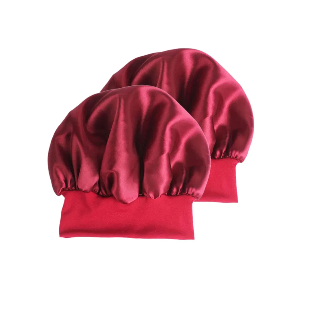 Шапочка для душа Satin, Healvian, 6 шт, 30x30x1 см, Weinrot — фото 2