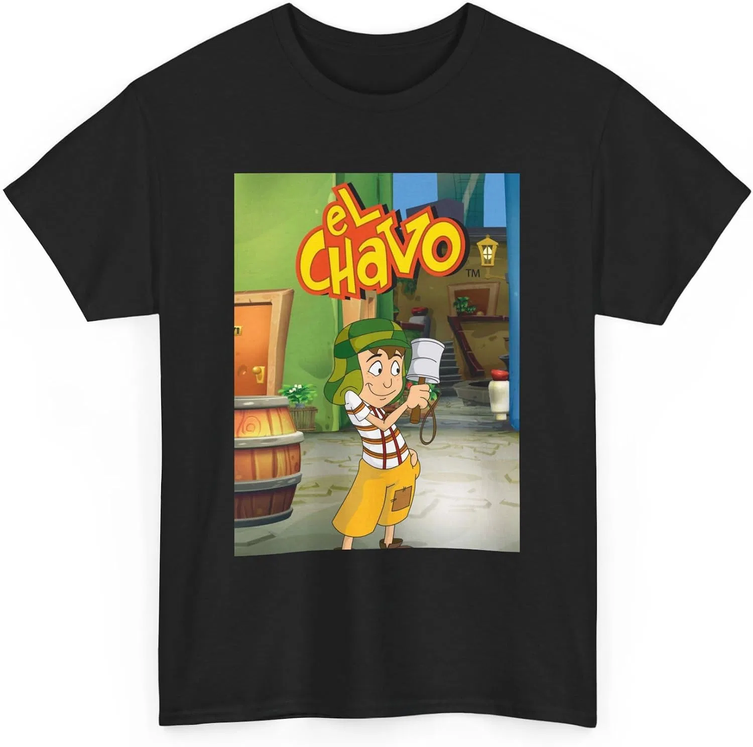 Мужская футболка с принтом El Chavo del Ocho, Black — фото 3