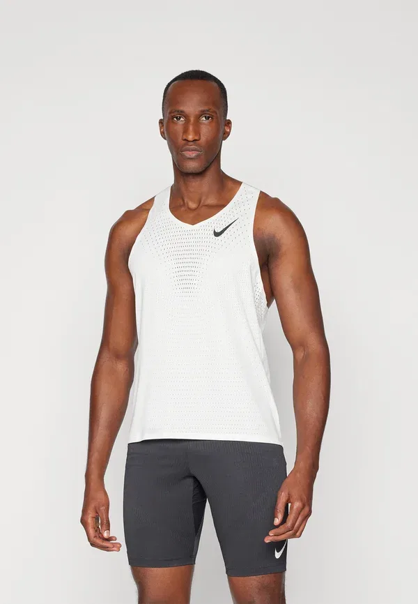 Майка с технологией Dri-fit, Nike Performance, Summit White/Black, черный