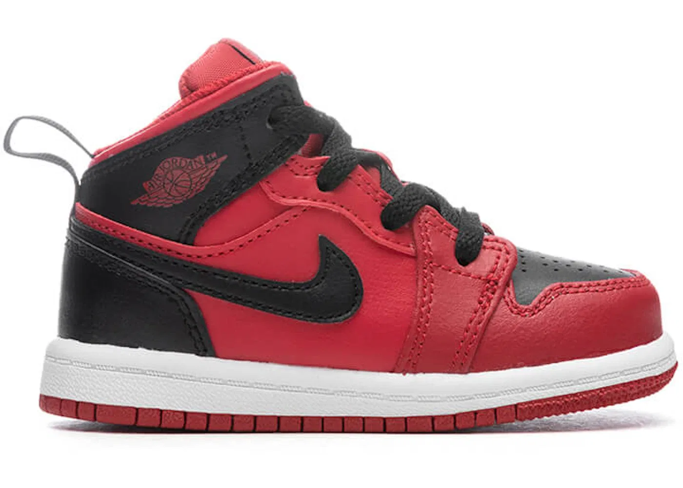 Детские кроссовки Lifestyle Jordan 1 Mid Reverse Bred Jordan, Varsity Red/Black/White