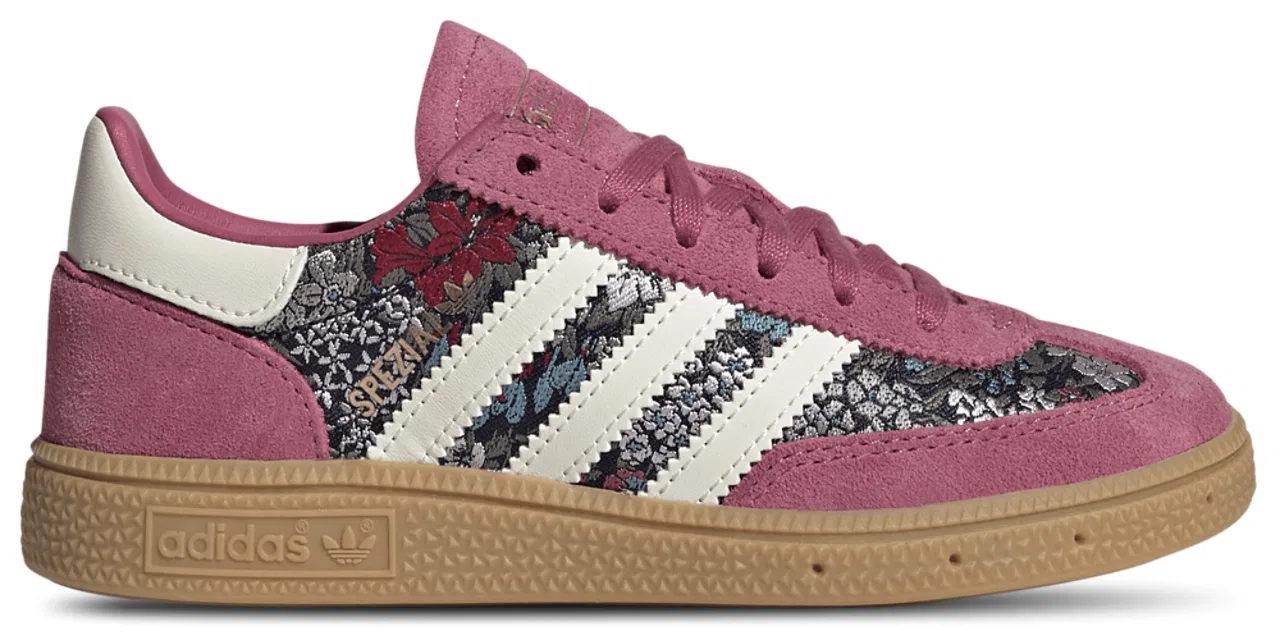 Детские кроссовки для девочек с принтом Handball Spezial adidas, Blue Multi
