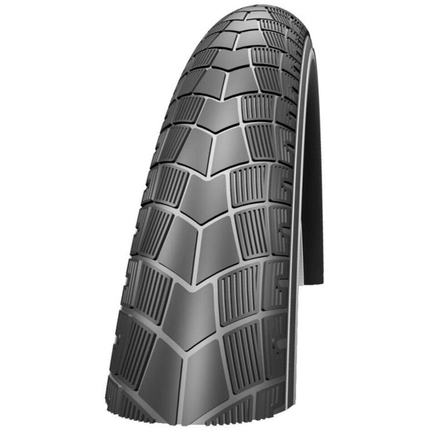 

Проволочная шина Big Apple — 26x2,15 дюйма — K-Guard — светоотражающие полосы — черная SCHWALBE, черное серебро