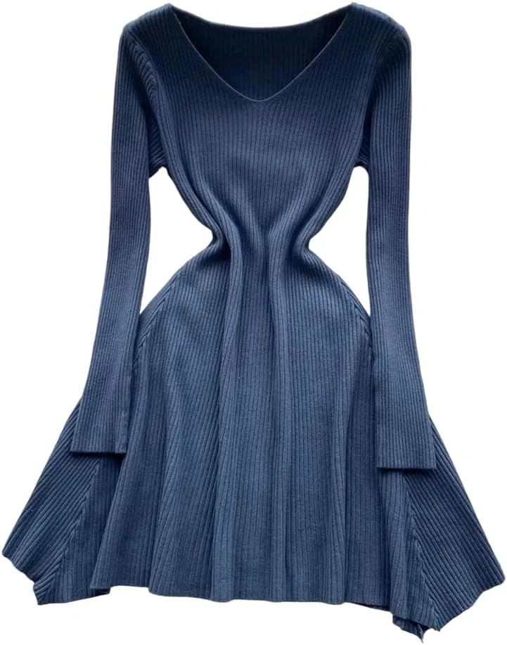 Женское вязаное платье-футляр с запахом Twisted Knit, Gray