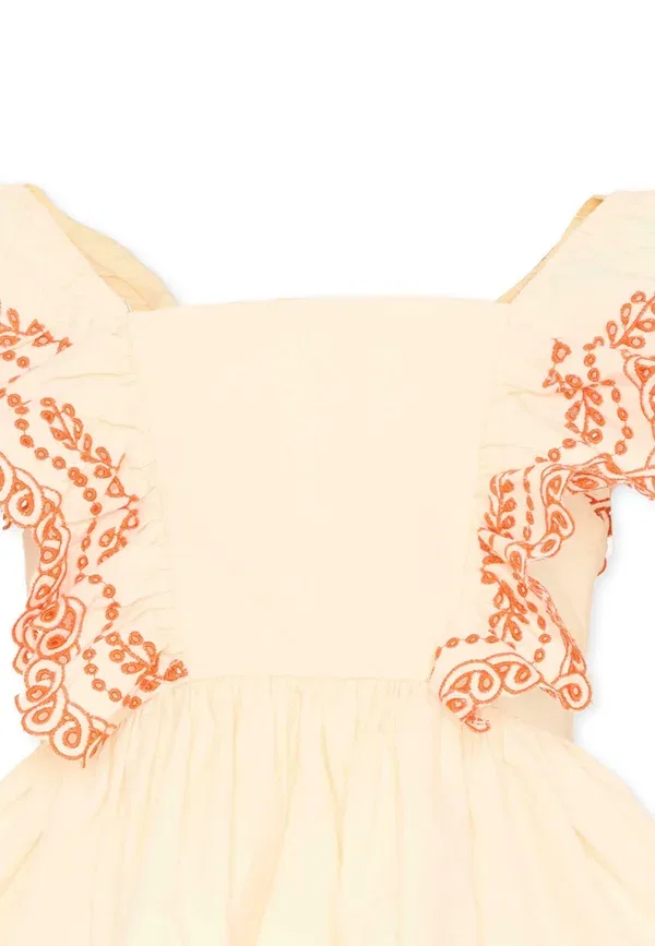Блуза с вышивкой Blouse Molo, ivory, слоновая кость — фото 3
