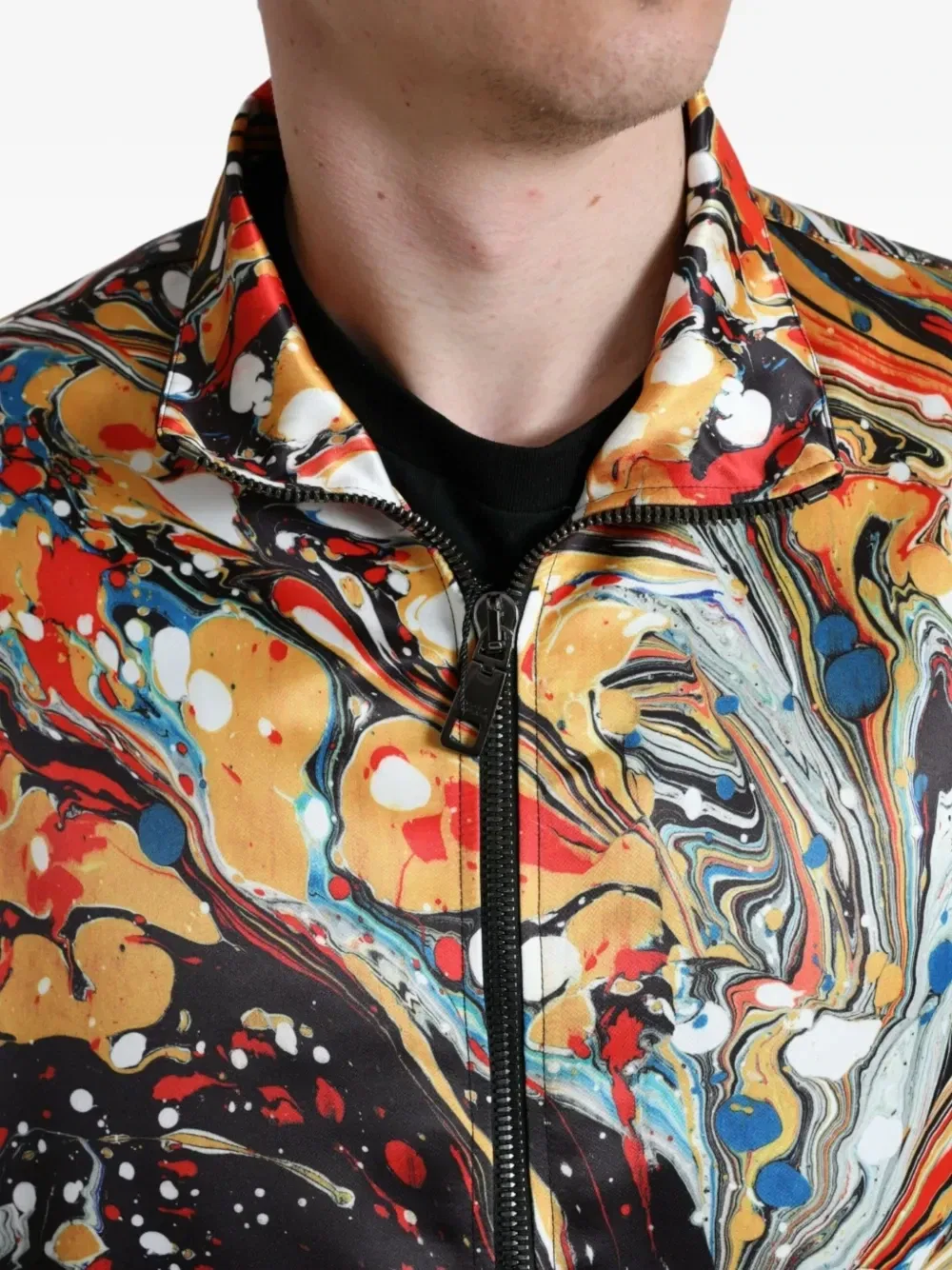 Легкая куртка с принтом DOLCE & GABBANA, желтый — фото 4