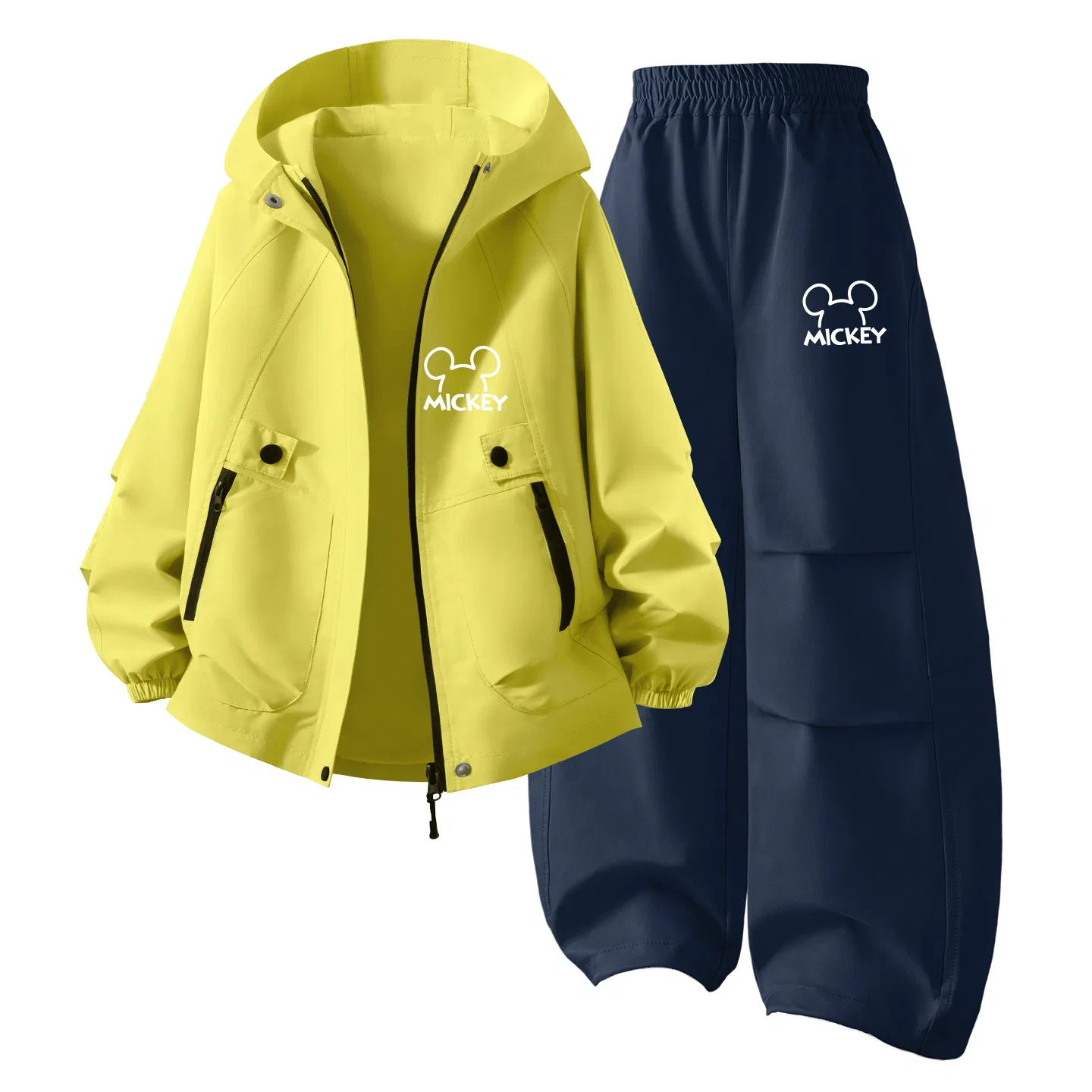 Детский спортивный комплект с капюшоном Disney, Thick Plate Di Line K Green+Thick Plate Di Line K Cyan
