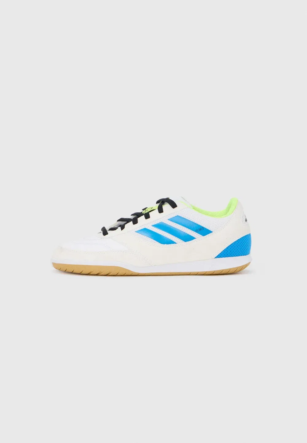 Футбольные бутсы Top Sala II унисекс для игры в помещении Adidas Performance, White/Lucid Ray Blue/Solar Yellow