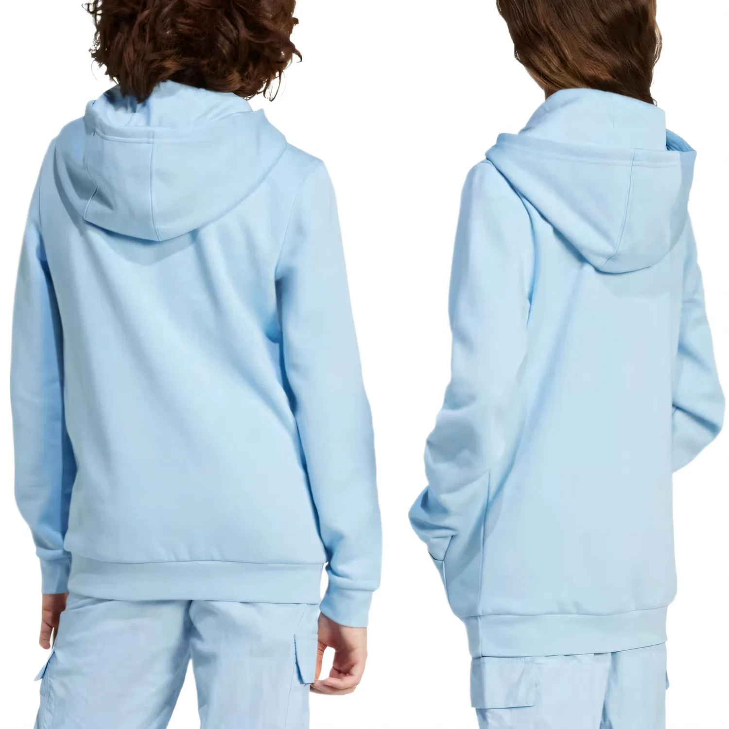 Детская толстовка синяя Adidas Originals, Blue — фото 4
