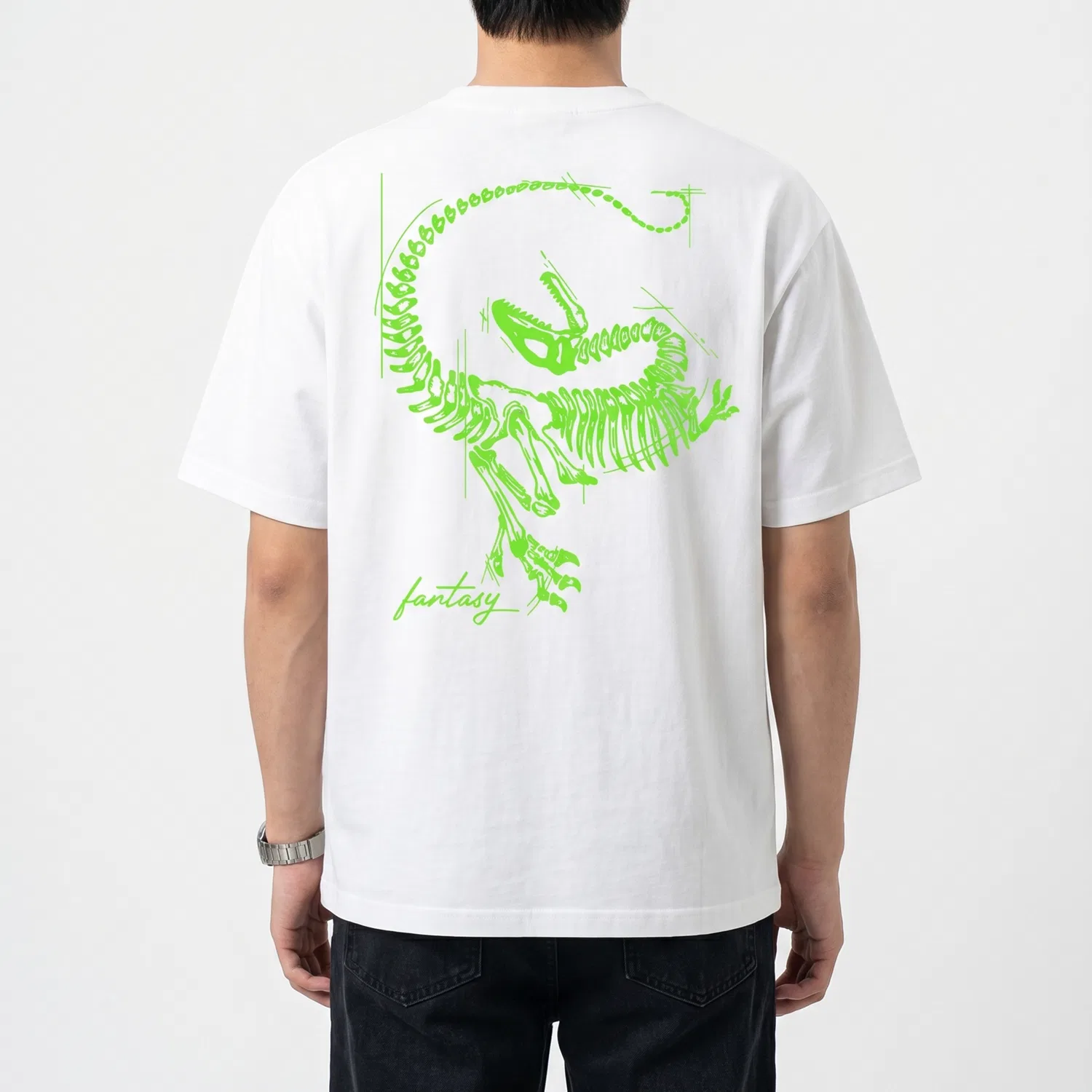 Женская футболка с круглым вырезом свободного кроя Arcteryx, Ivory White/White Light — фото 4