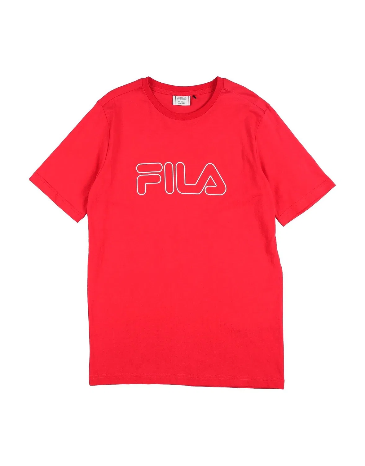 Детская футболка с принтом Fila, красный