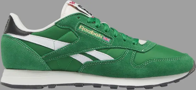 

Кроссовки classic leather 'human rights now! - glen green' Reebok, зеленый