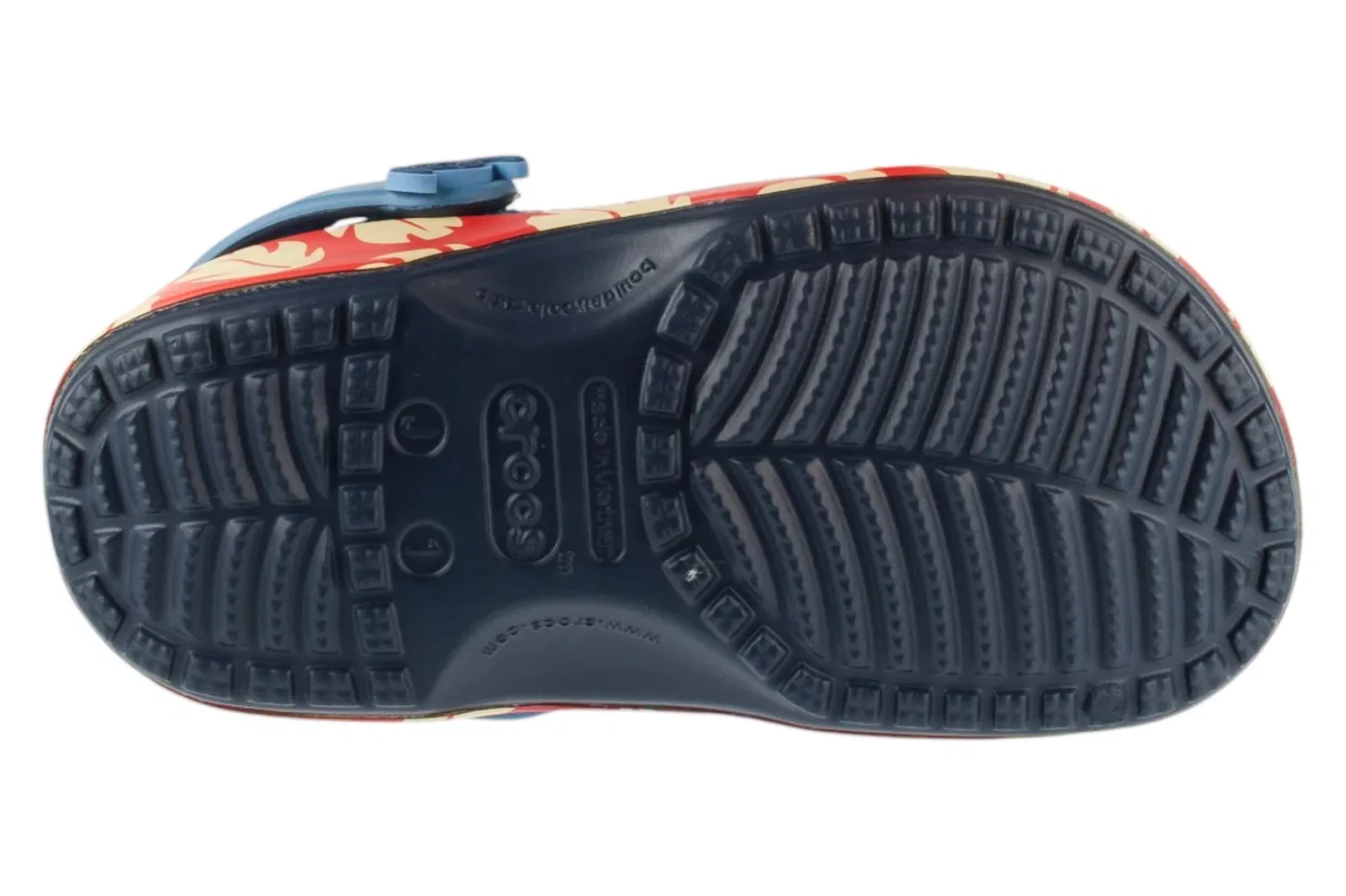 Сабо детские с принтом Stitch Crocs, синий — фото 4