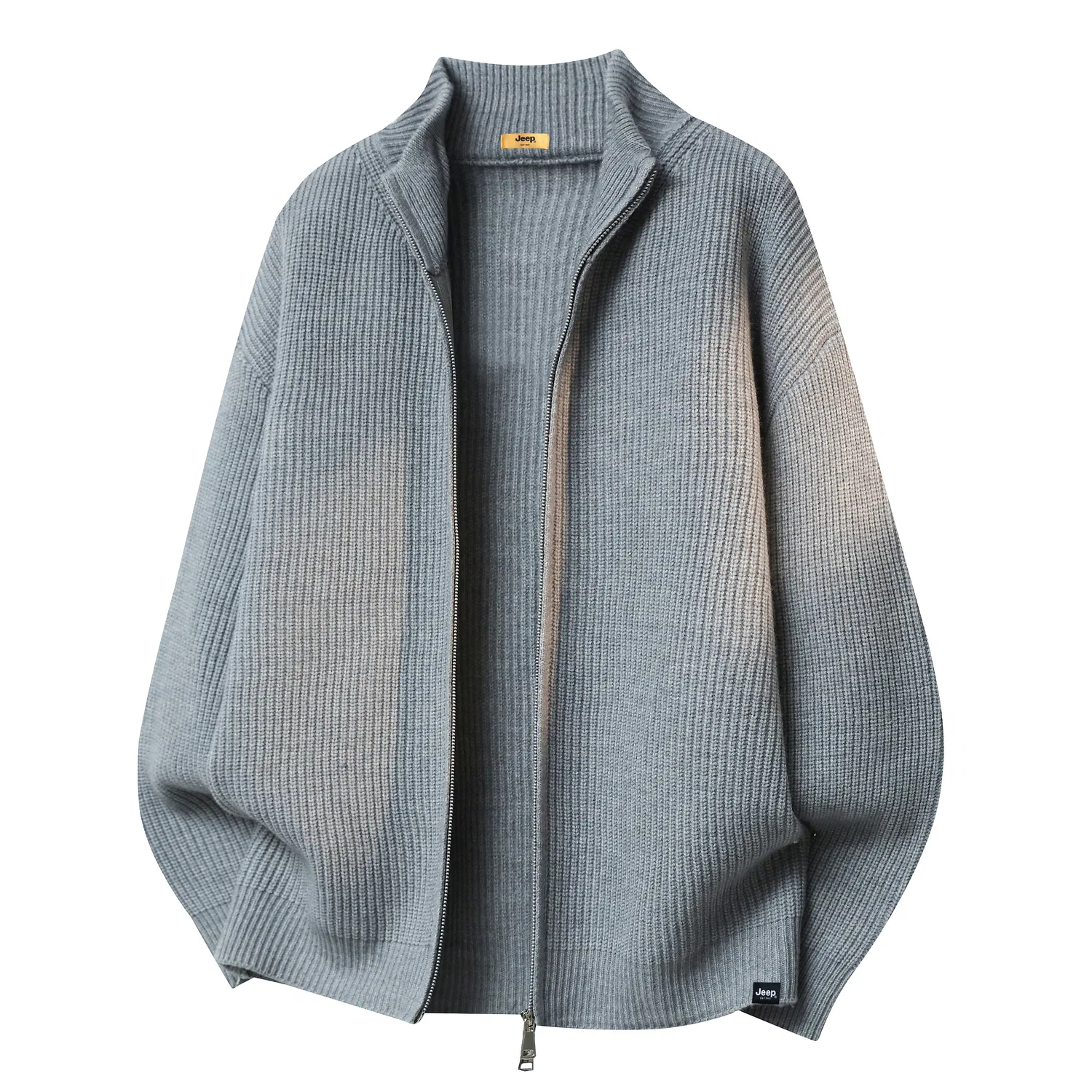 Детский свитер полугольф Jeep Leisure Collection, Precision Gray
