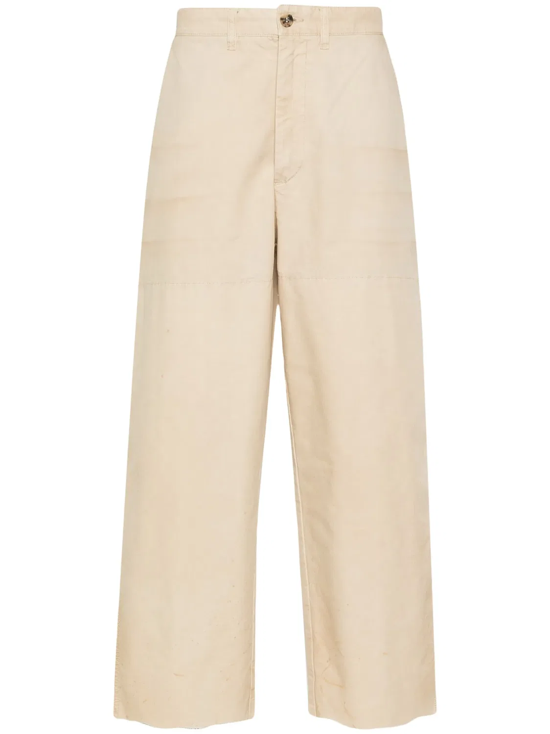 Брюки с tapering из хлопка Golden Goose, нейтральные