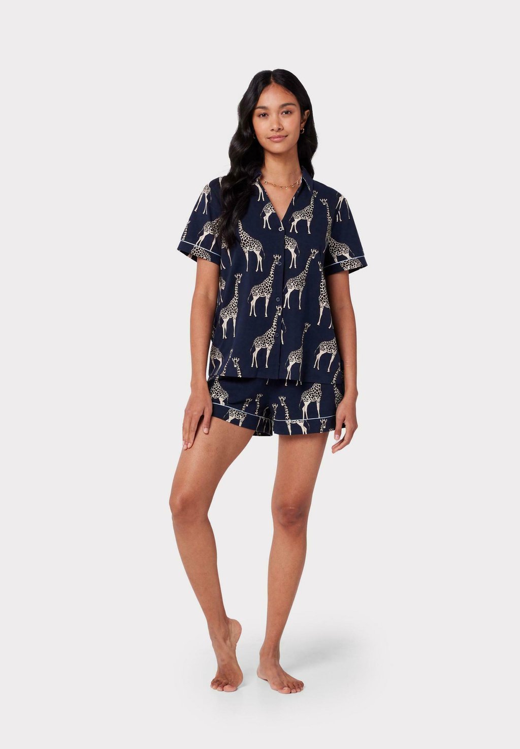 

Пижамный комплект GIRAFFE PRINT SET Chelsea Peers, синий