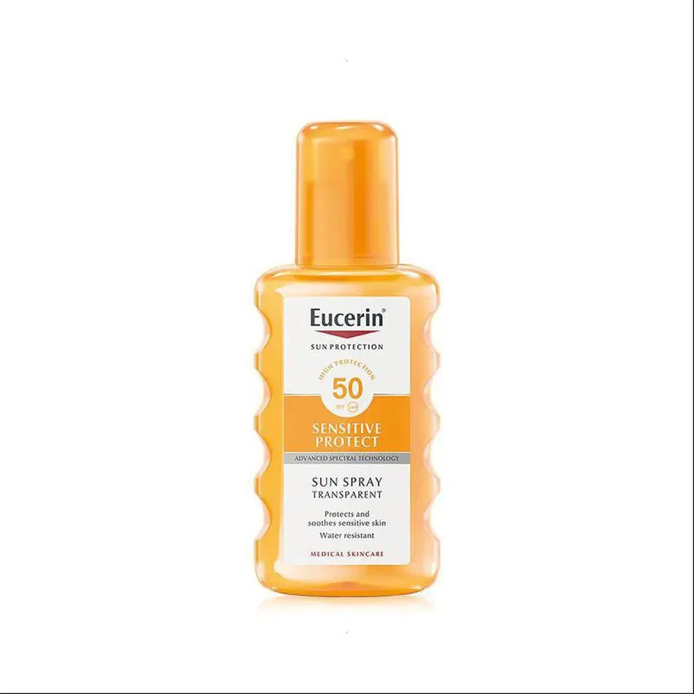 Спрей солнцезащитный SPF50 200ml Eucerin, золотой