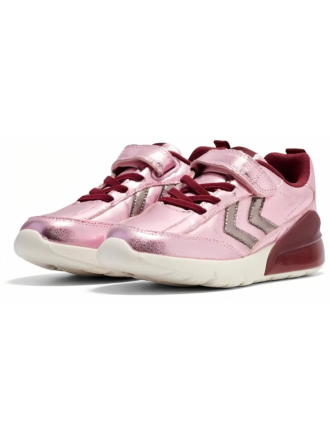 Кроссовки спортивные детские с блеском Daylight Glitter Jr Hummel, розовый — фото 2