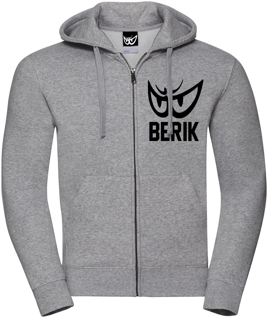 

Зип Худи Berik Classic Z с логотипом, серый/черный