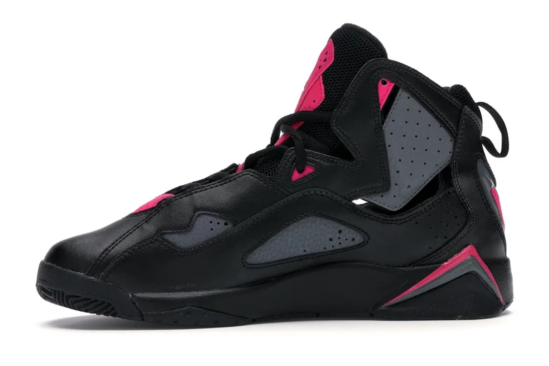 Детские кроссовки Lifestyle Jordan True Flight Jordan, Black/Dark Grey-Deadly Pink — фото 3