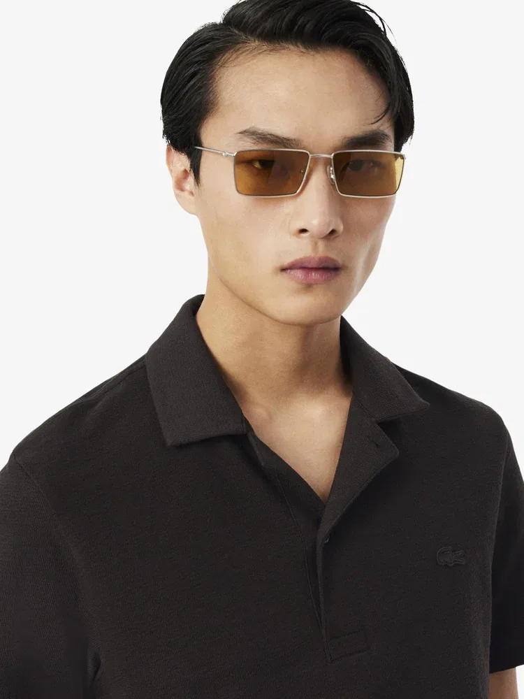 Футболка поло с коротким рукавом, хлопок LACOSTE, Antique Gold — фото 2
