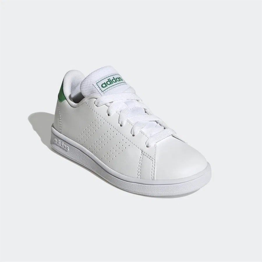 Кроссовки с верхом из экокожи Advantage K adidas, Белый — фото 4