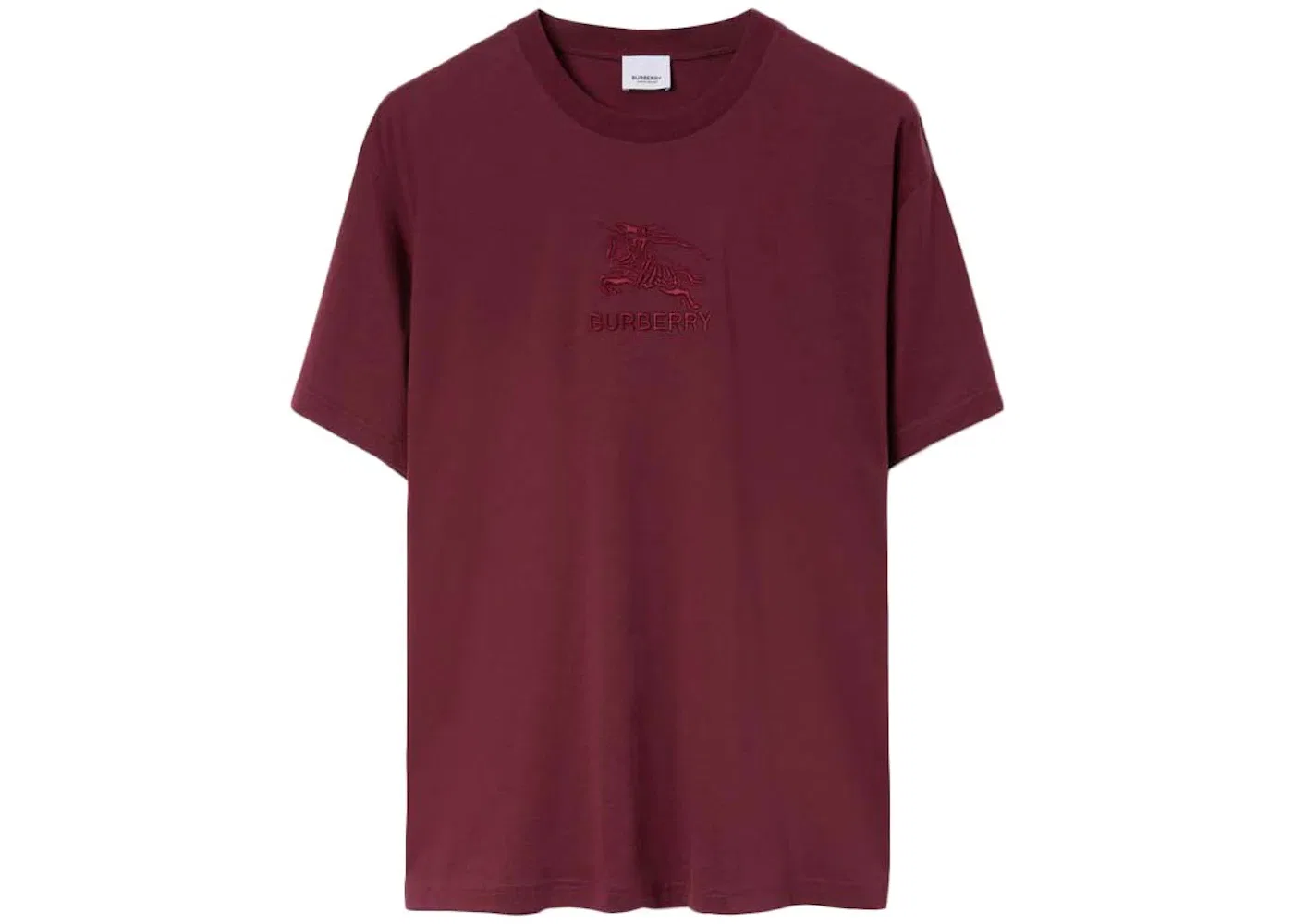Мужская футболка с принтом Burberry T-shirt, Deep Crimson