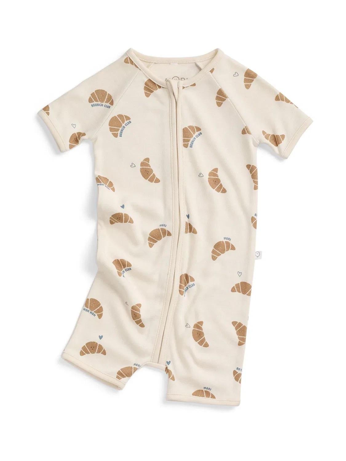 Комбинезон-слип Summer Sleepsuit Mori, кремовый
