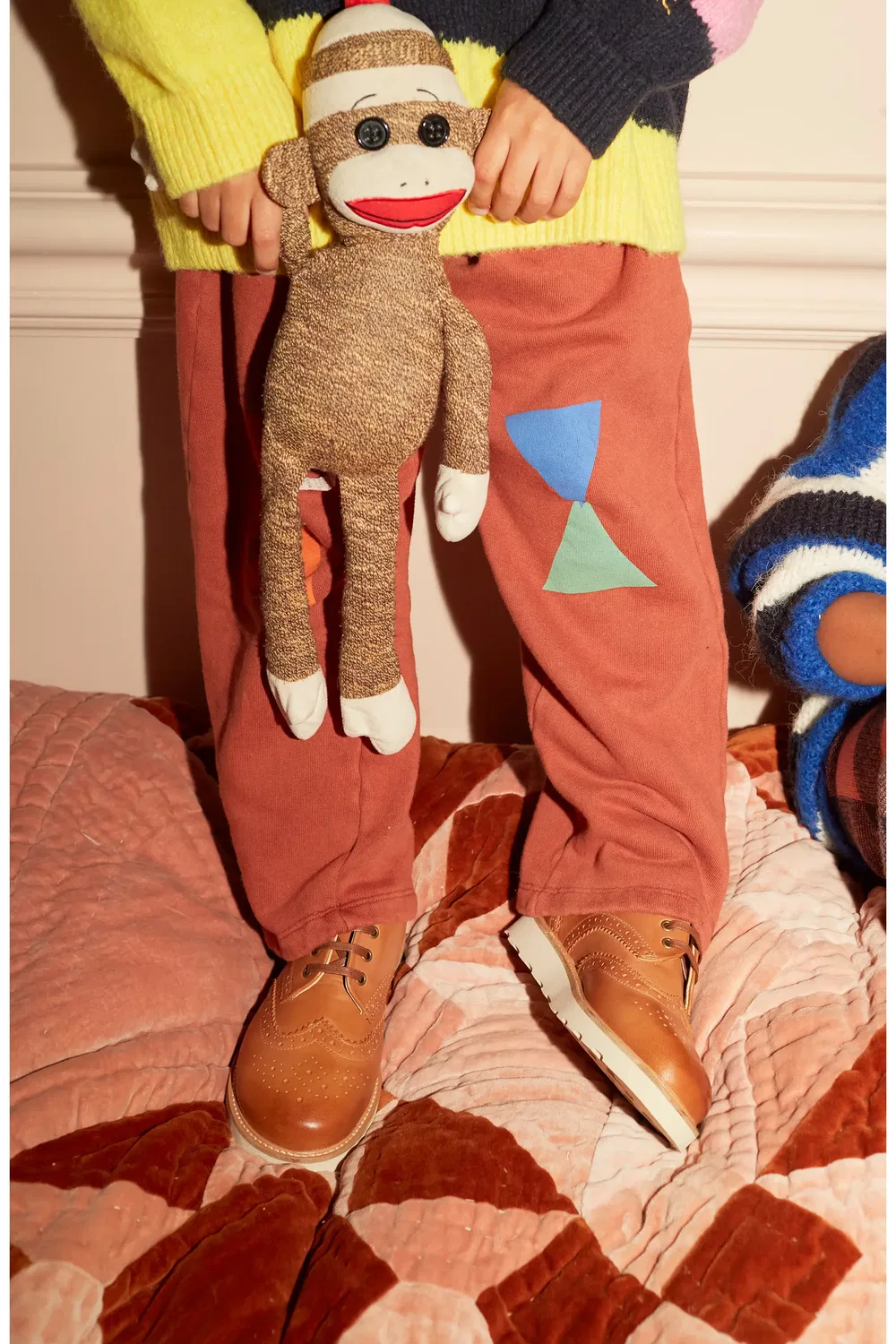Детские туфли броги классические Brando Young Soles, Tan — фото 2