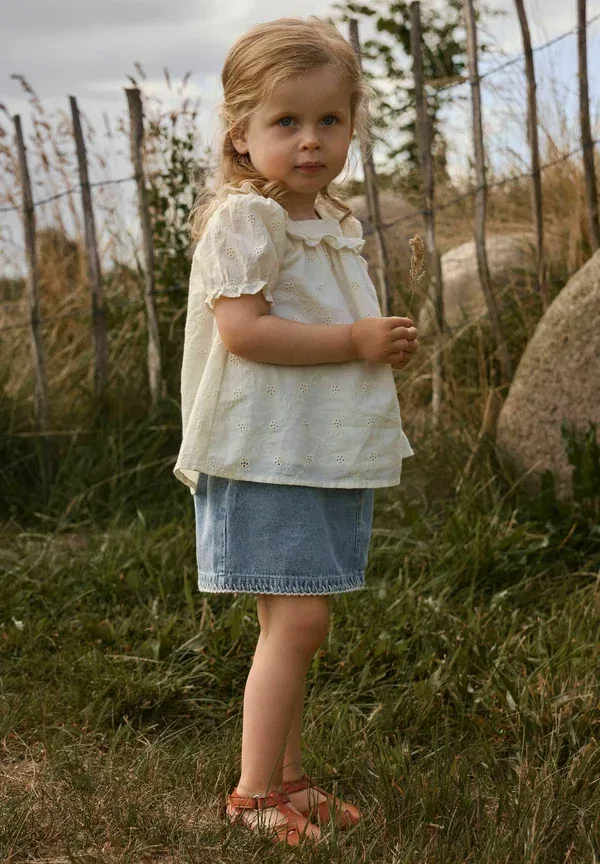 Джинсовая юбка Lil' Atelier, синий
