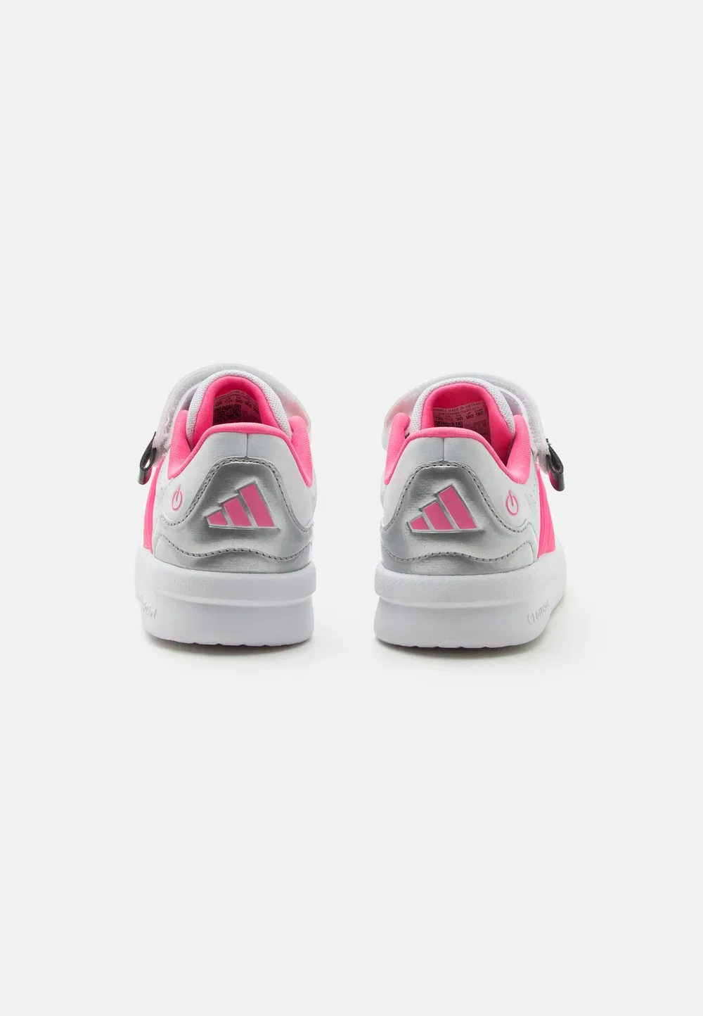 Кроссовки Lightorama Court унисекс для тренировок Adidas Performance, Footwear White/Lucid Pink/Silver-Coloured Metallic — фото 3