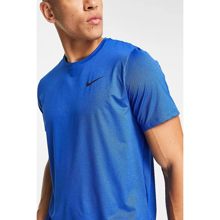 Футболка спортивная с длинным рукавом Nike Pro Dri-Fit Training, Синий — фото 2