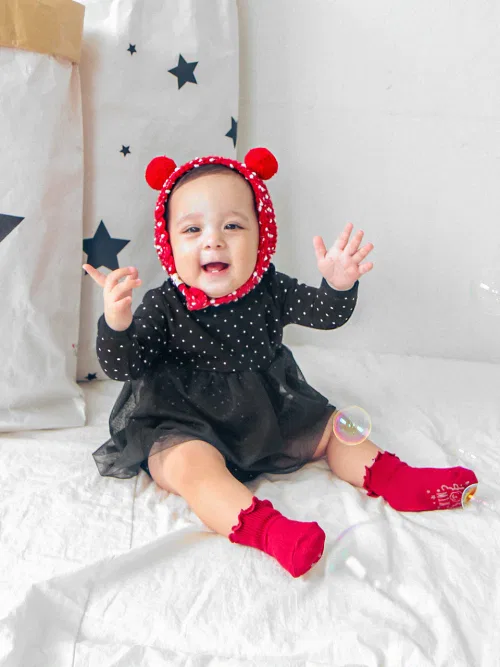Детский боди-комбинезон хлопковый Shavier BABYBLEE, Black — фото 2