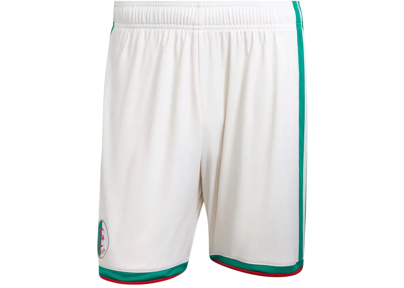 Мужские шорты с принтом Adidas Algeria 2026 Home Replica Shorts, Chalk White