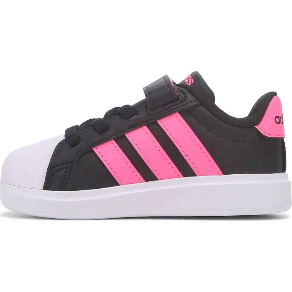 Детские кроссовки для малышей Streettalk Adidas, Black/Pink — фото 3