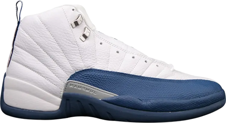 

Кроссовки Air Jordan 12 Retro French Blue 2004, белый, Белый;серый, Кроссовки Air Jordan 12 Retro French Blue 2004, белый